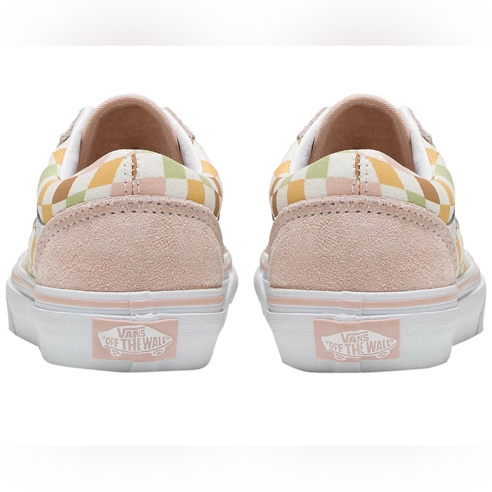 NIB [Vans] Old Skool Shoe Sneaker Tennis Shoes in Multi/True White Kids Sz 12.0 - Picture 4 of 16